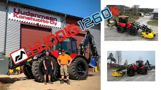 Dan Ingman ja Uusi Huddig 1260E katut&ouml;iss&auml; Porvoossa lokakuussa 2021. Dan Ingman's new Huddig 1260E.
