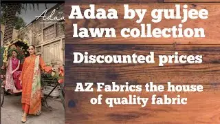 #Adaa #gulljee /luxury lawn collection with cutwork embroidered lawn dupatta