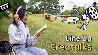 Playfest 2022 Creatalks Line Up