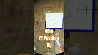 48meters, Air Rifle 16j, AA tx200hc, Field Target Position #ft #airrifleshooting #plink #shoot