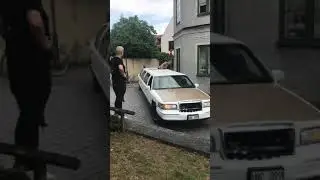 Limousin knas i Visby innerstad!