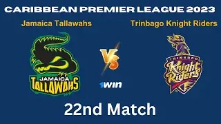 🔴CPL 2023 Live: Trinbago Knight Riders vs Jamaica Tallawahs Live | TKR vs JAM 22nd Match CPL 2023