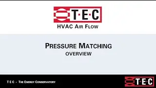 HVAC Air Flow_Overview_Pressure Matching