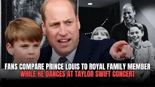 Fans compare Prince Louis to royal family member while he dances at Taylor Swift concert