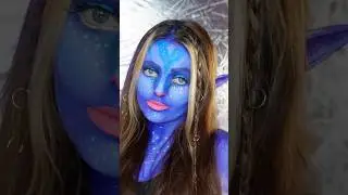 💙 AVATAR (P.S. Грим не дается мне никак 🥲) #makeup #макияж
