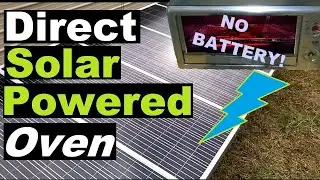Direct solar powered OVEN first test video, Solar Hot Dogs, PV2L 2023 #solarcooker #solarcooking