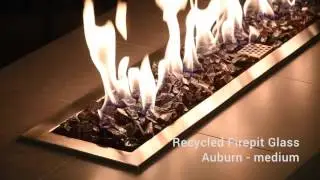 Auburn Medium Fire Pit Glass