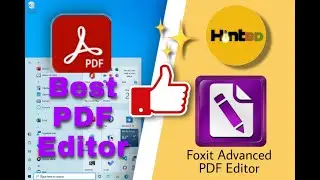 Foxit Advanced PDF Editor |Add Signature| Edit text| Extract Image