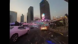 Riding From Las Vegas Harley Davidson to Harrah's Parking Garage