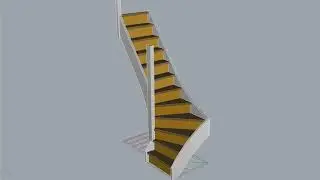 Zelf een trap maken met tekeningen van /Make your own stair. www.caddrawings.nl
