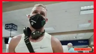 (#CANELOSAUNDERS) BILLY JOE SAUNDERS ARRIVES IN TEXAS