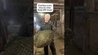 you should be using this hay net