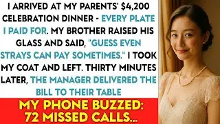 I Arrived At My Parents’ $4,200 Celebration Dinner — Every Plate I Paid For. But My Brother...