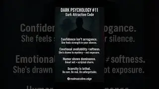 Dark Attraction Code: 4 Psychological Triggers Women Can&rsquo;t Resist