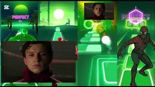 Venom vs Spider-Man fighting in game @tilehopbeats funny game with they