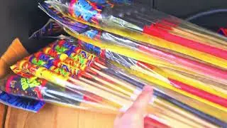 Boot load of vintage Cosmic fireworks