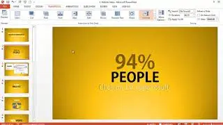 PowerPoint: Freshsentation: Change The Transition