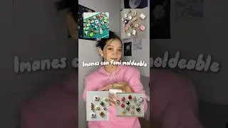 Imanes con fomi moldeable 💌🌸 #manualidadescreativas #tutorial #fomimoldeable #manualidades #foami