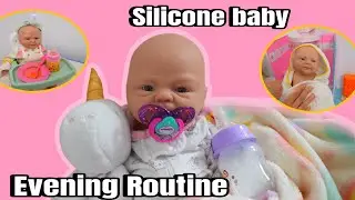 Silicone baby Natalie's Evening Routine