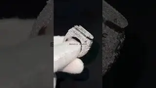 Luxury Iced Out Diamond Men&rsquo;s Ring🥶.#shorts #viral #usa #ring #usajewelry #usashorts #diamond #nyc