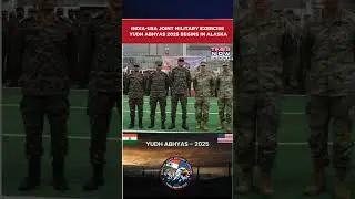 India-USA Joint Military Exercise Yudh Abhyas 2025 Begins At Fort Wainwright, Alaska #shorts