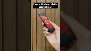 💄 Lakm&eacute; Cushion Matte Lipstick Review | Perfect Matte Lips in Seconds! 💋✨ #shorts