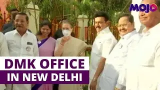 Tamil Nadu CM MK Stalin Inaugurates DMK's Office 'Anna-Kalaignar Arivalayam' In Delhi