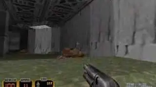 Duke Nukem 3D - Octabrain spills guts