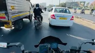 Truk wala dada 😂 Music bajate pose diya 😁 #comedyvideo #funny #vlogger #rider 