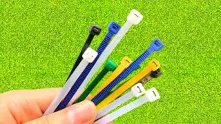 10 Amazing Tricks with Cable Ties that EVERYONE should know