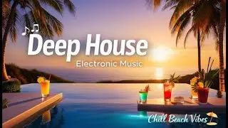 4K Deep House🎵Electronic Music🎶Chill Beach Vibes 🌊