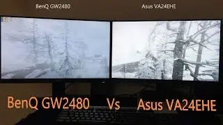 Asus VA24EHE vs BenQ GW2480 gaming benchmark - Red Dead Redemption 2