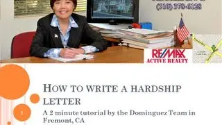 How to Write a Hardship Letter - A Quick 90 Second Tutorial