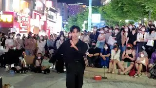 TUESDAY. AQA, DOUBLEBONG. BEAUTIFUL FABULOUS PERFORMANCE. HONGDAE STREET.