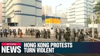 Pro-democracy rally in Hong Kong turns violent over the weekend