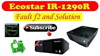 How to fix Ecostar UPS f2 Fault at home | US Electric