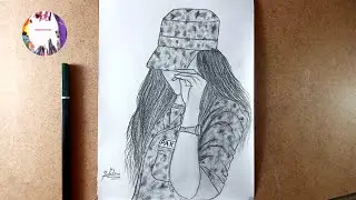 How To Draw A Pak Army Girl | Woman Soldier Drawing | How To Draw A Girl | How To Draw Female Army