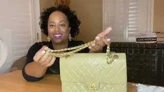 Chanel vintage beige classic flap unboxing