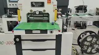 2 sets of 300 mm width machine producing in mold labels IML at customers factory 🏭 