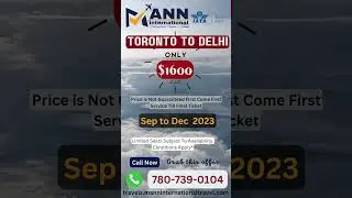 Special Offer Toronto To Delhi This Year