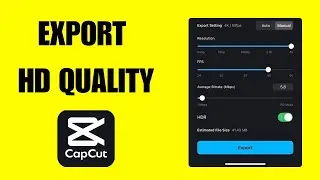 Best Export Settings in CapCut for Instagram reels | 2025