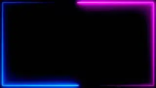 Borde de pantalla Luz led para videos - Efecto Edici&oacute;n #luzled #videos #edicion #plantilla
