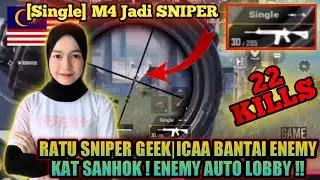 22 KILL | Ratu Sniper Geek|Icaa Bantai Enemy Kat sanhok ! Gameplay PUBG Mobile