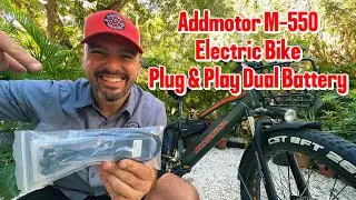 Addmotor | M-550 | Electric Bike Plug & Play Dual Battery Installation. Install a Second Battery!