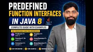 Learn Java 8 Predefined Functional Interfaces | Predicate, Function, Consumer, Supplier in Java