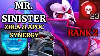Mr. Sinister Even CRAZIER w/Arnim Zola & Apoc Synergies!