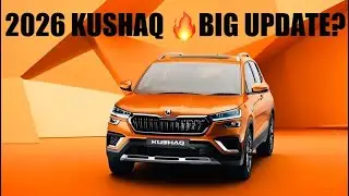 Skoda Kushaq Facelift 2026 Review 🔥 New Look, Features & Mileage | Worth Buying?