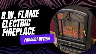 R.W.FLAME Electric Fireplace Stove Heater with Thermostat Control - Product Review