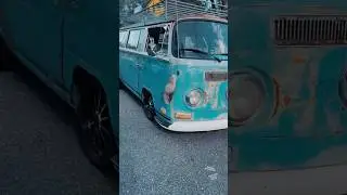 This Bay Hits Different - VW Bus slammed is the only way! #vwlife #vwaircooled #vwbus #vwbeetle #vw
