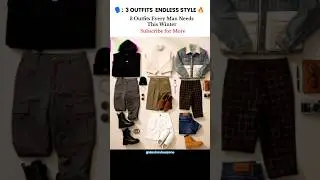 3 Winter Outfits for Men | Minimal & Stylish Wardrobe Ideas 2026 #winterstyle #streetstyle #new